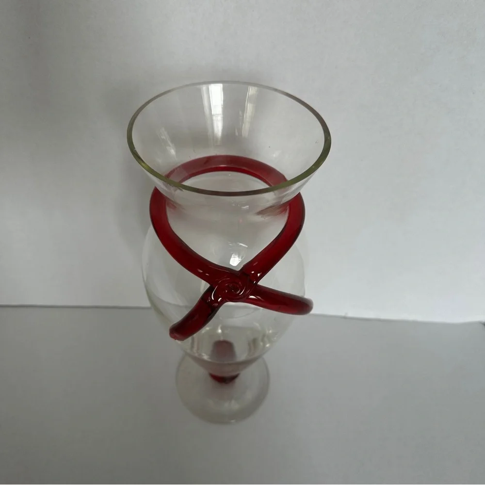 Elegant Collectible Vintage Cobalt  Hand Blown Art Glass 11
